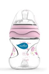 Бутылочка для кормления Nuvita Mimic 150 мл 0м + Антиколикова, розовая NV6010Pink