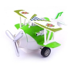 Літак металевий інерційний Same Toy Aircraft зелений SY8013AUt-4