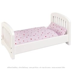 Кроватка для кукол goki белое 51734G