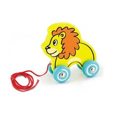 Іграшка-каталка Viga Toys "Лев" (50090)