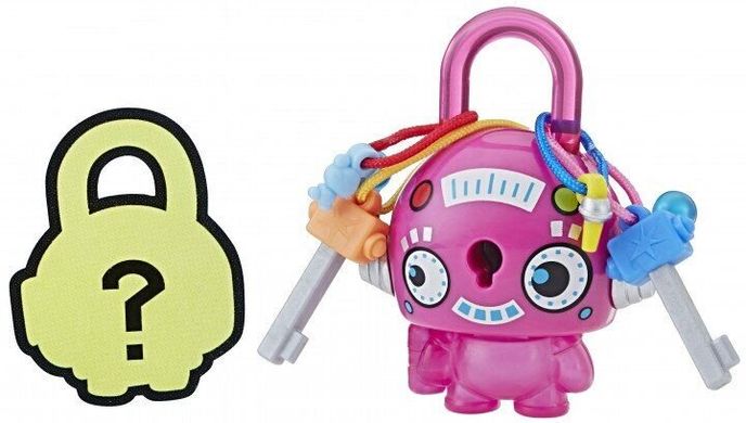 Набор Hasbro Lock Stars Pink Round Robot Замочки с секретом (E3103_E3191)