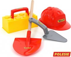 Игровой набор Polesie каменщика №4 "Construct" 5 элементов (50526)