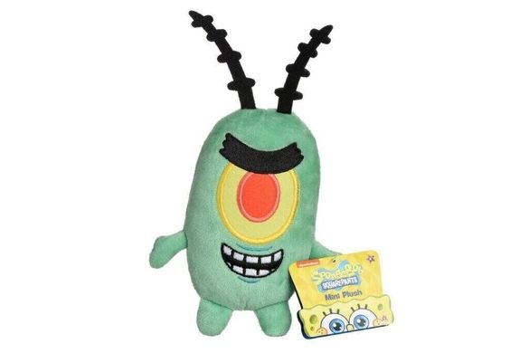 Мягкая игрушка SpongeBob Mini Plush Plankton