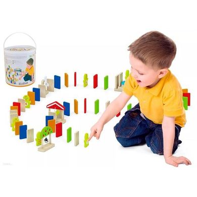 Игровой набор Viga Toys Домино, 116 элементов (51620)