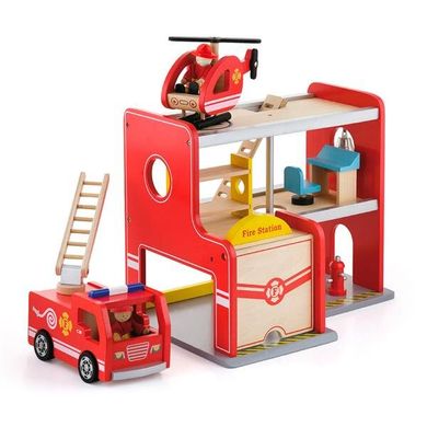 Ігровий набір Viga Toys "Пожежна станція" (50828)