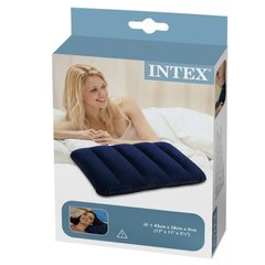 Надувная подушка велюр INTEX