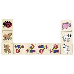 Настольная игра goki Домино с животными WG090G
