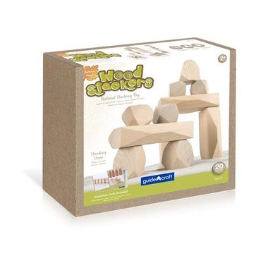 Набір блоків Guidecraft Natural Play Дерев'яні камінчики (G6771)