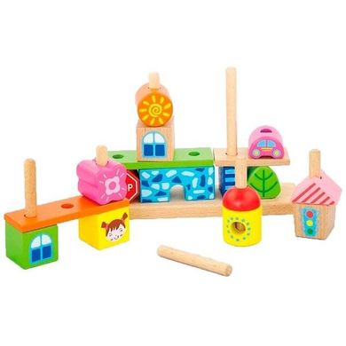 Набір кубиків Viga Toys "Місто" (50043)