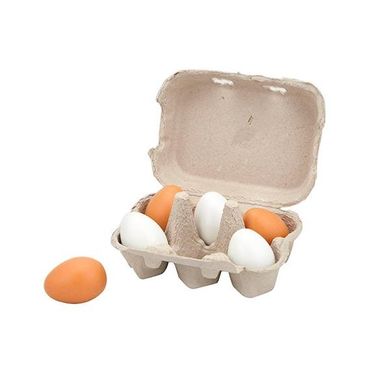 Игровой набор Viga Toys Лоток с яйцами, 6 шт. (59228)