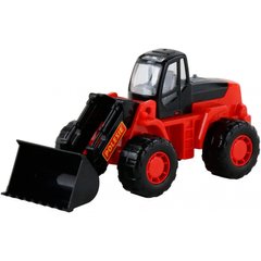 Игрушка Polesie "Умелец", трактор-погрузчик черно-красный (36940-4)