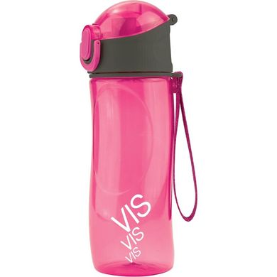 Бутылочка для воды VIS, 530 мл, розовая