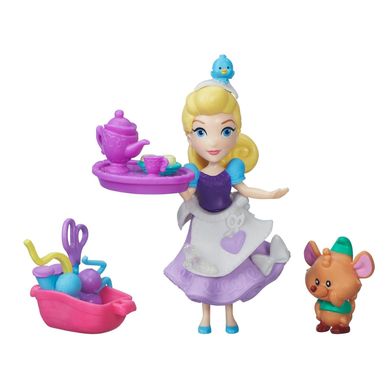 Маленькая кукла Hasbro Disney Princess: Маленькое королевство Золушка и ее друг (B5331_B5333)