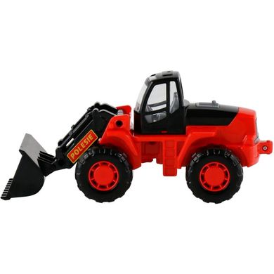 Игрушка Polesie "Умелец", трактор-погрузчик черно-красный (36940-4)