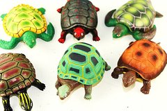 Животные черепаха резиновая 24 шт. в коробке