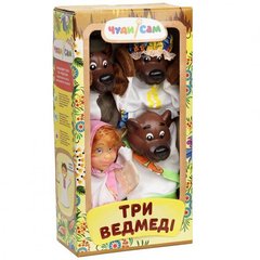 Кукольный театр "Три медведя" в коробке 4 персонажа ЧУДИСАМ