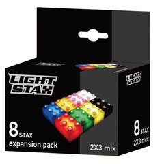 Цеглинки 3х2 LIGHT STAX Junior з LED підсвіткою Expansion 8 кольорів M04030